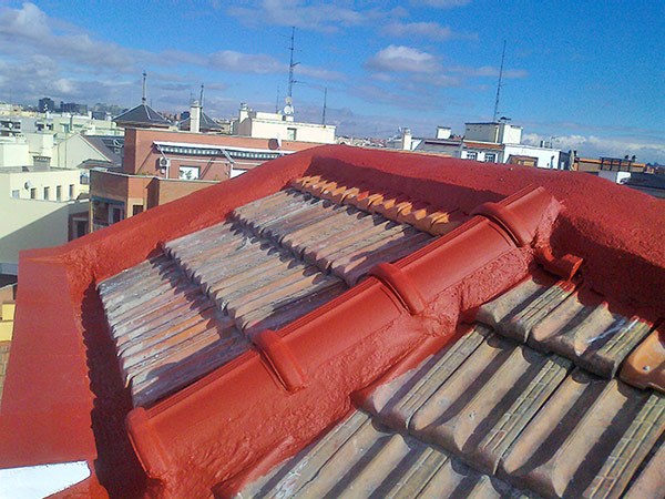 tejado impermeable